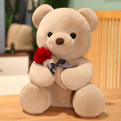 Lovely Hug Roses Teddy Bear  Valentine's Day